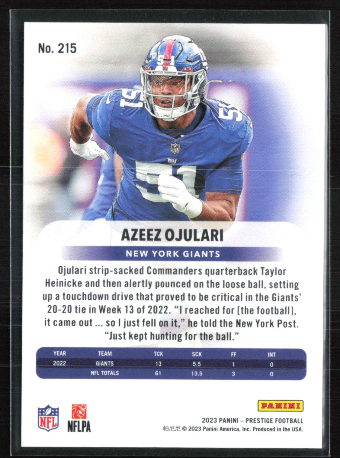 Azeez Ojulari Red /399