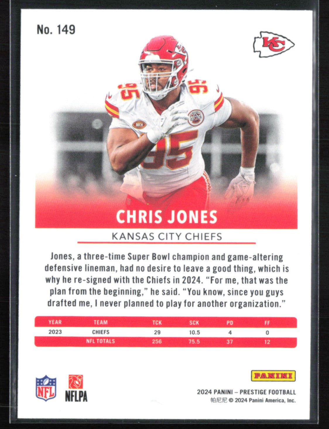 Chris Jones Xtra Points