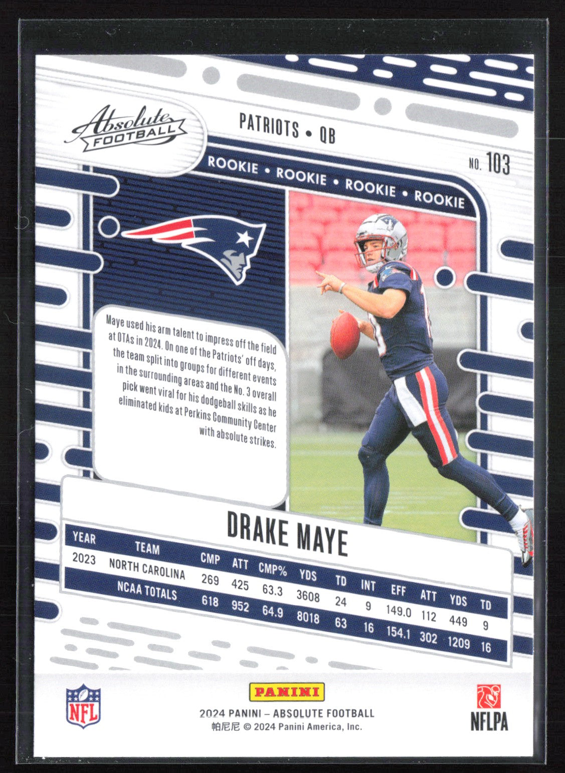Drake Maye RC