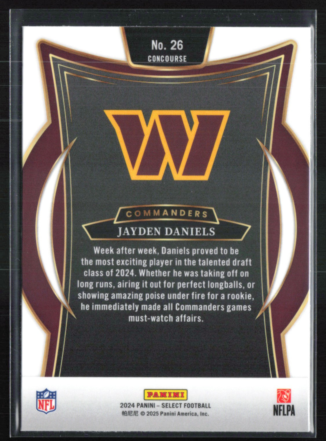 Jayden Daniels RC Concourse Level