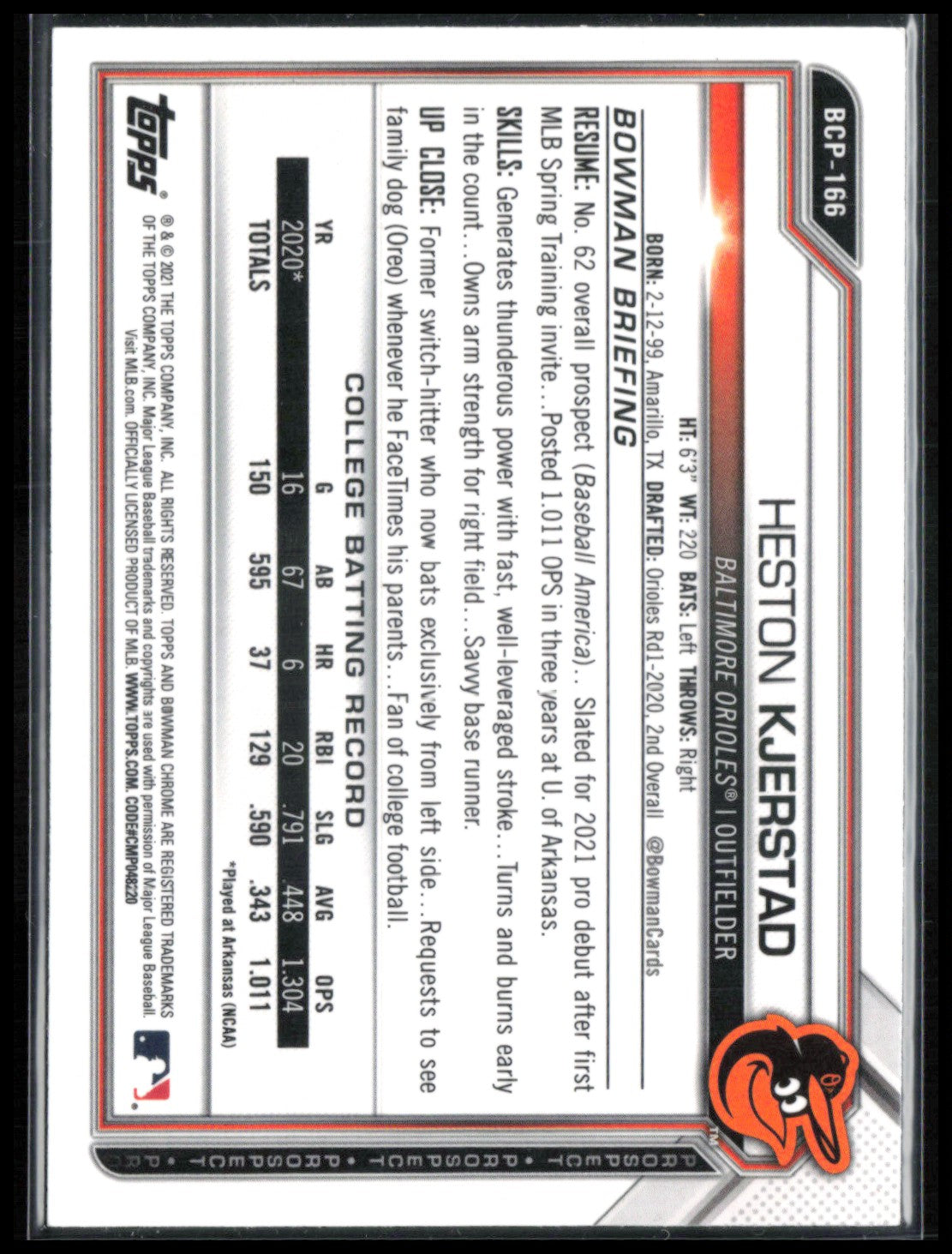 Heston Kjerstad Prospects Mojo