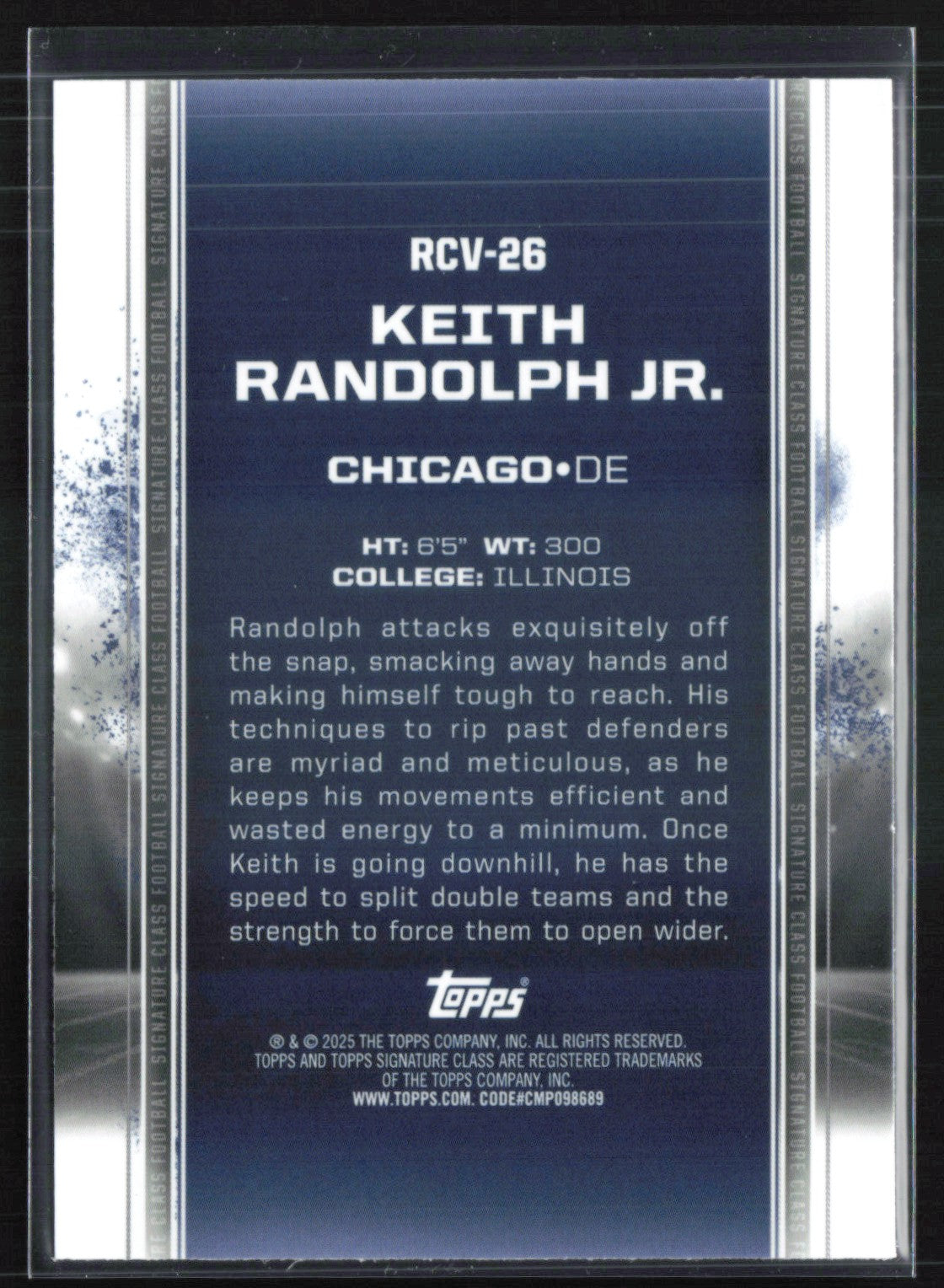 Keith Randolph Jr. RC /225