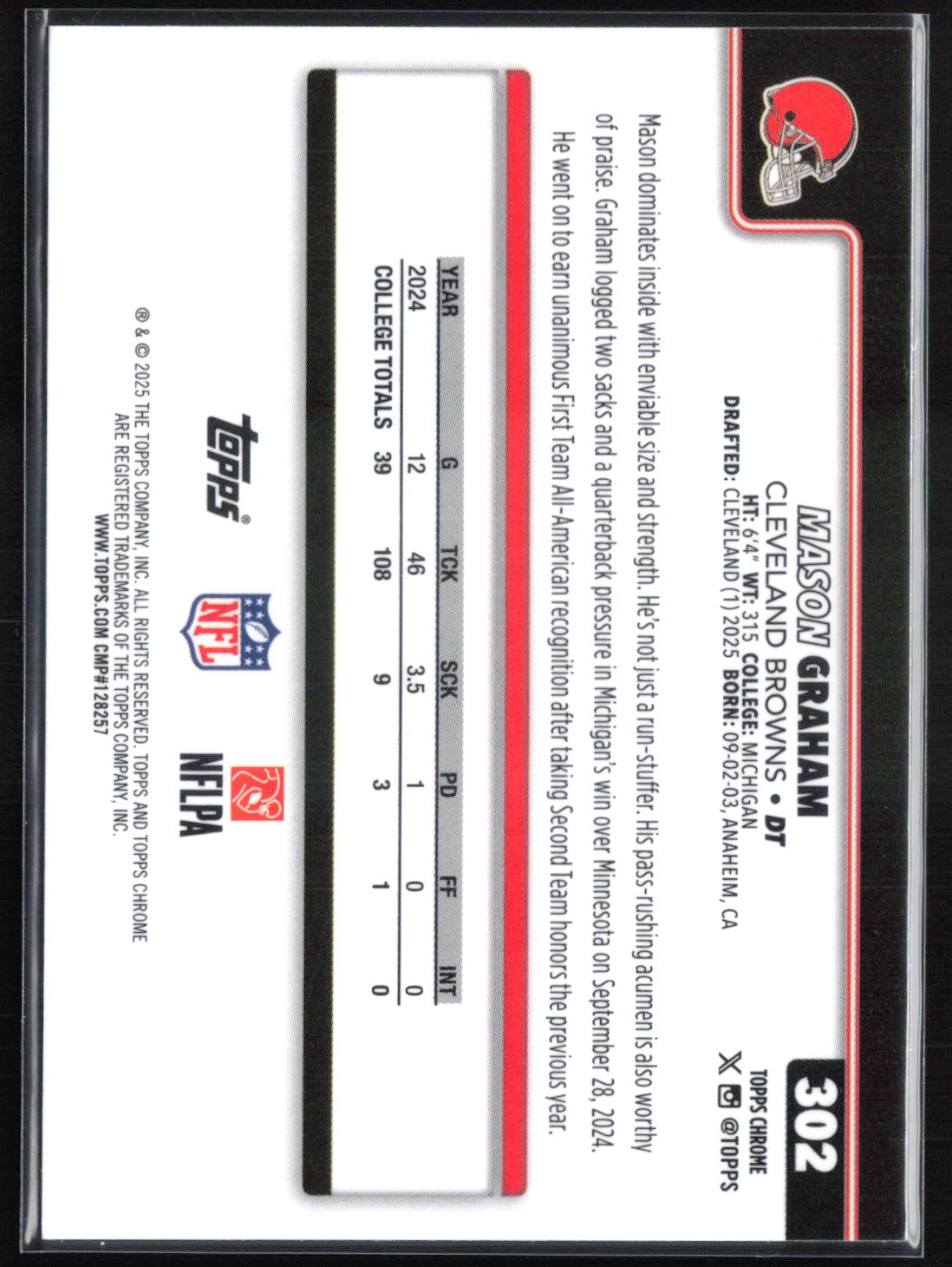 Mason Graham RC