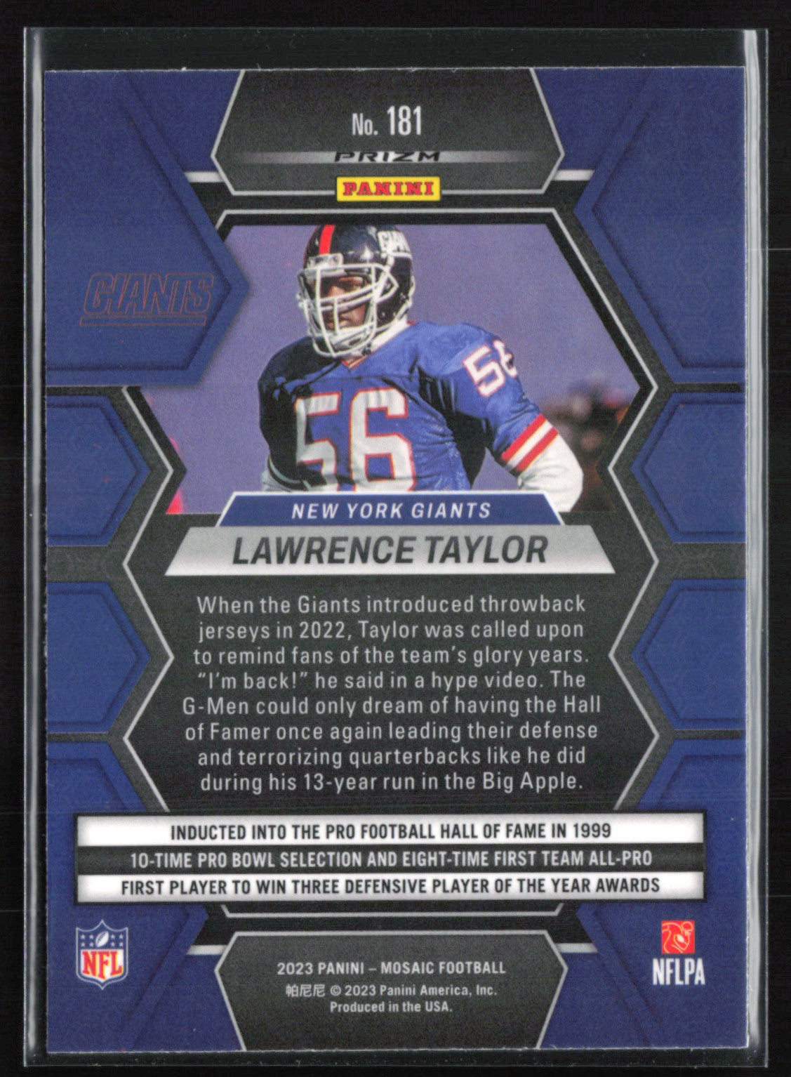 Lawrence Taylor Holo