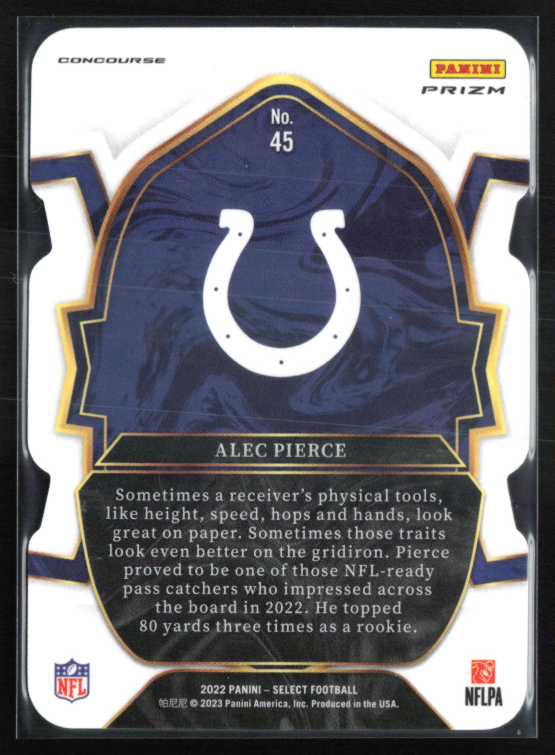 Alec Pierce RC Green Yellow DIe-Cut