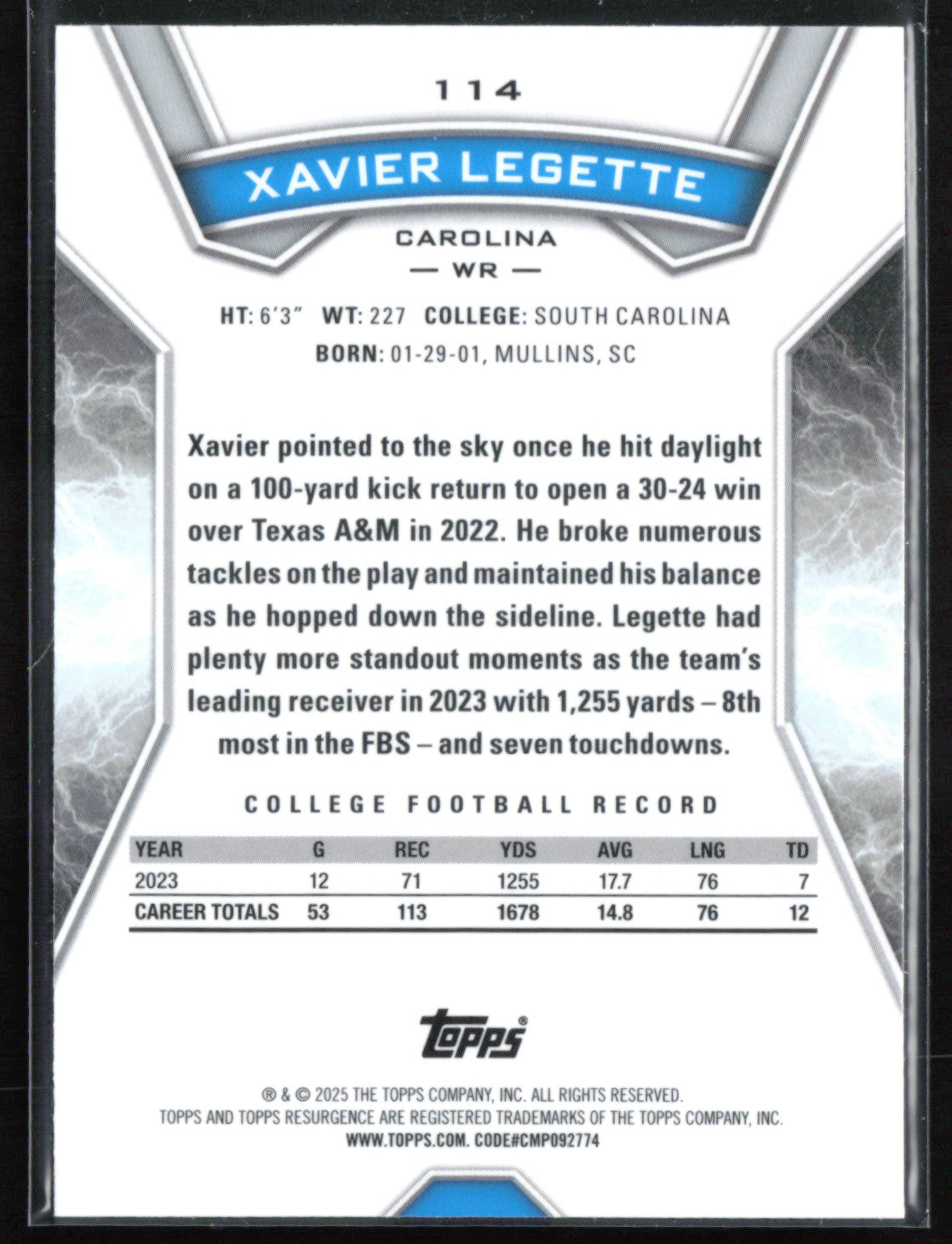 Xavier Legette RC