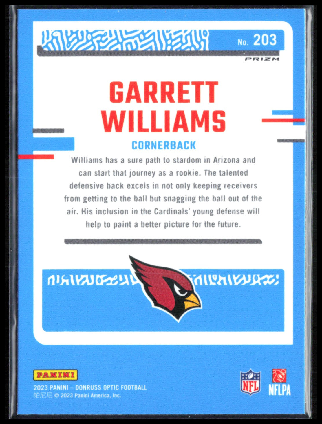 Garrett Williams RC Purple Shock