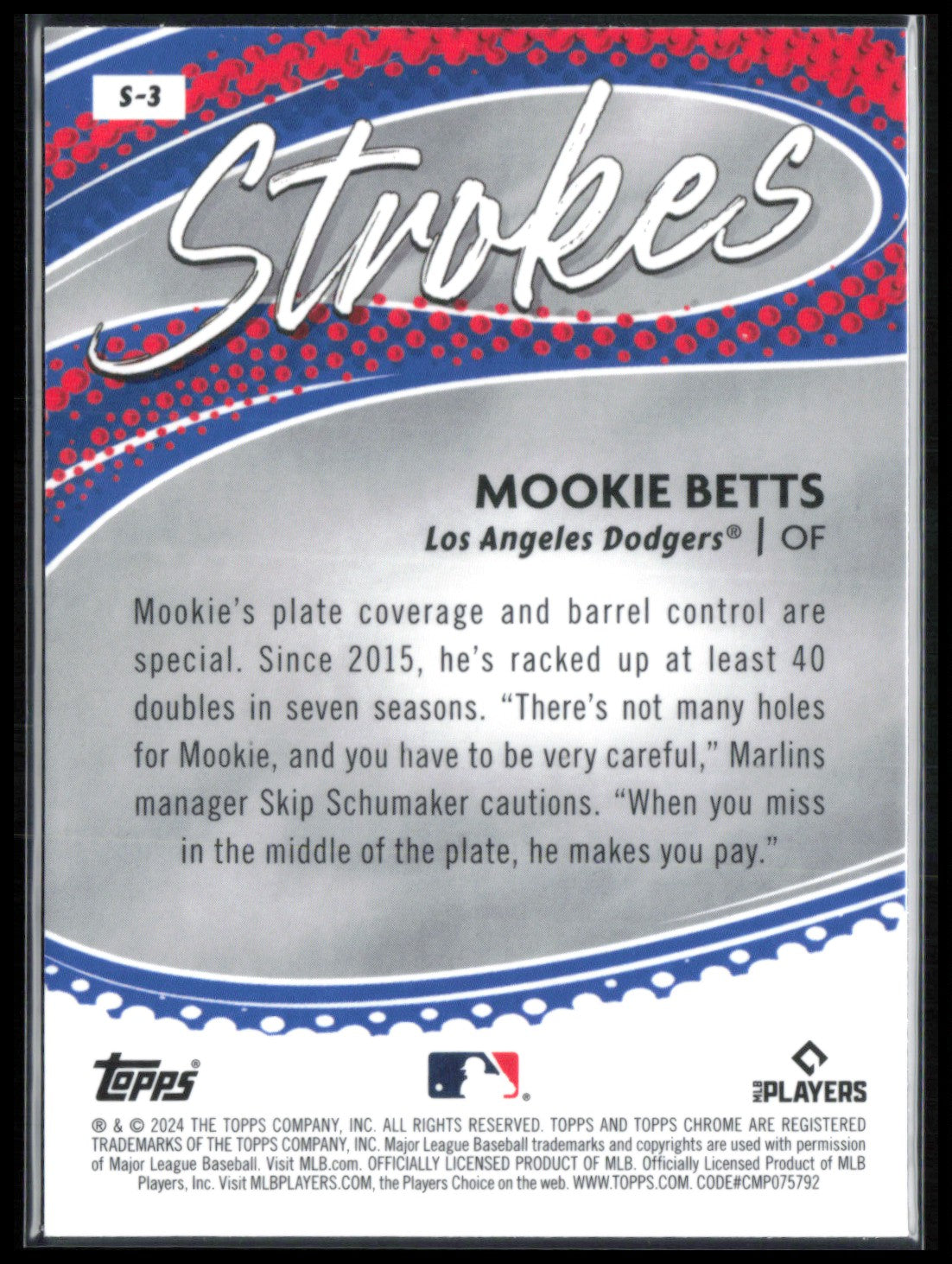Mookie Betts Strokes