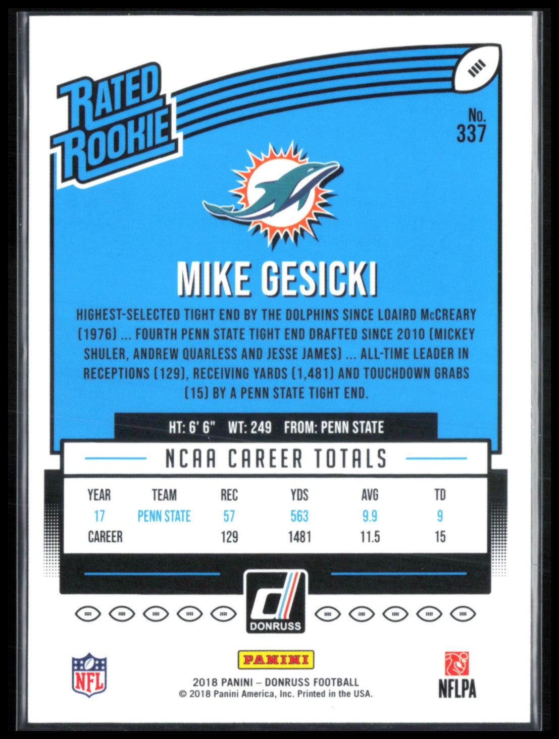 Mike Gesicki RC