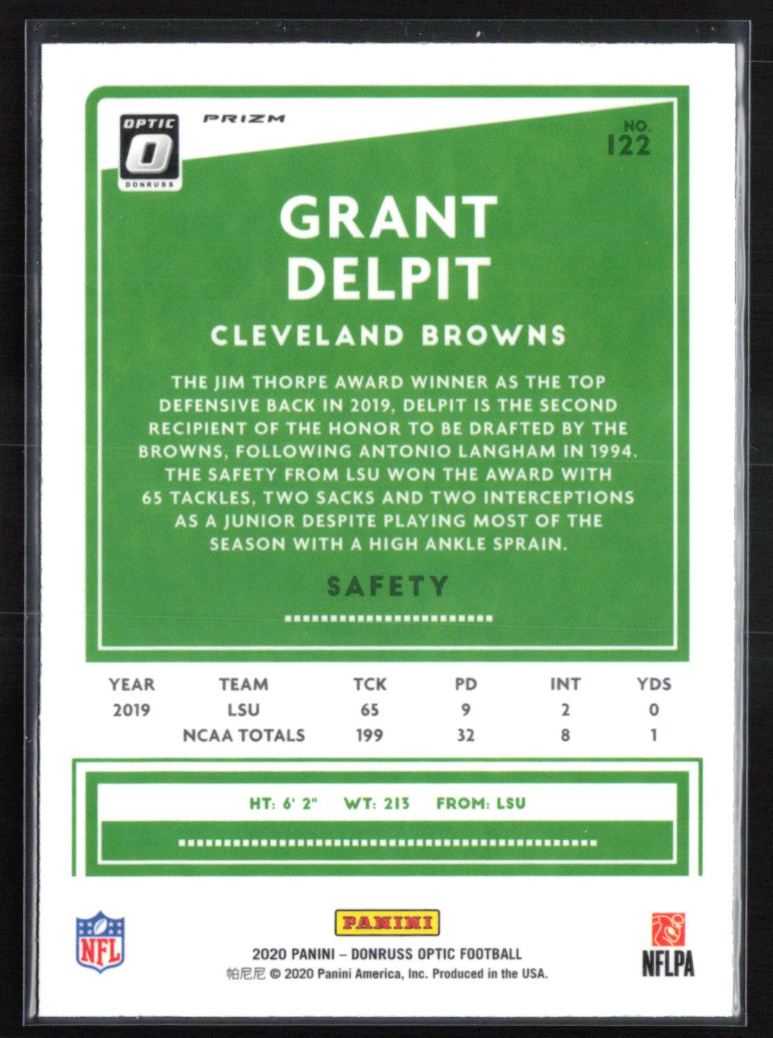 Grant Delpit RC Bronze