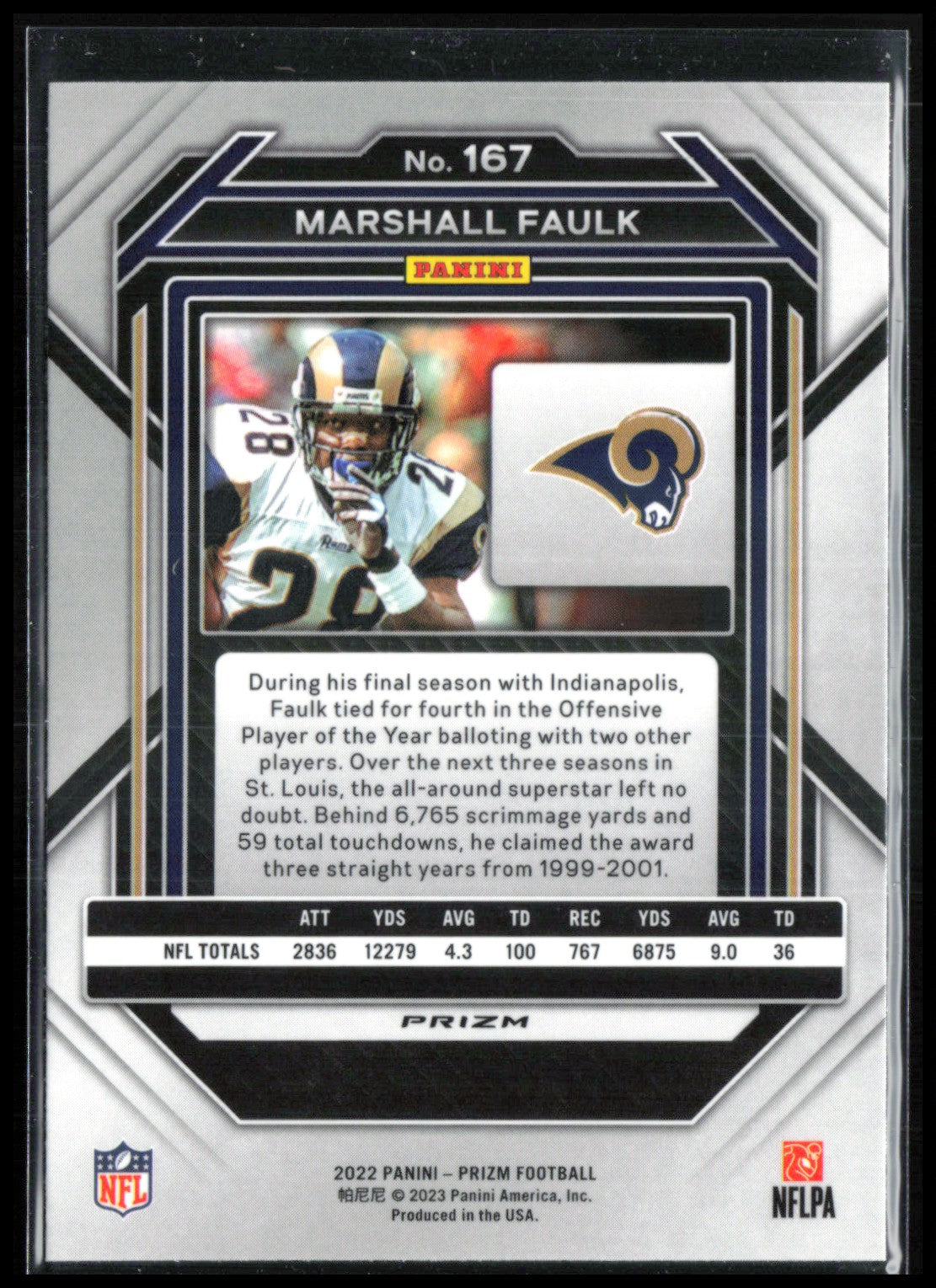 Marshall Faulk RWB