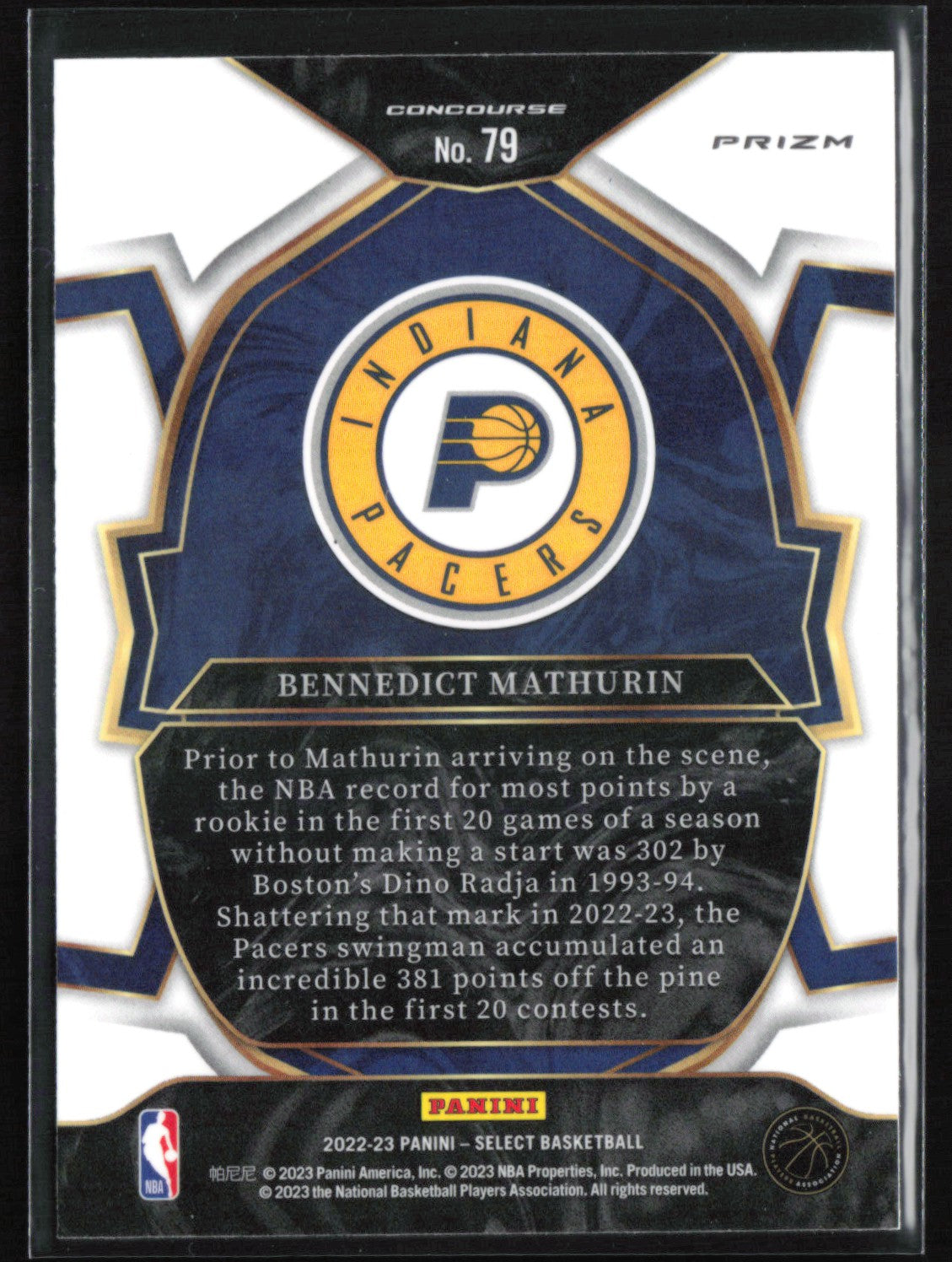 Bennedict Mathurin RC Silver