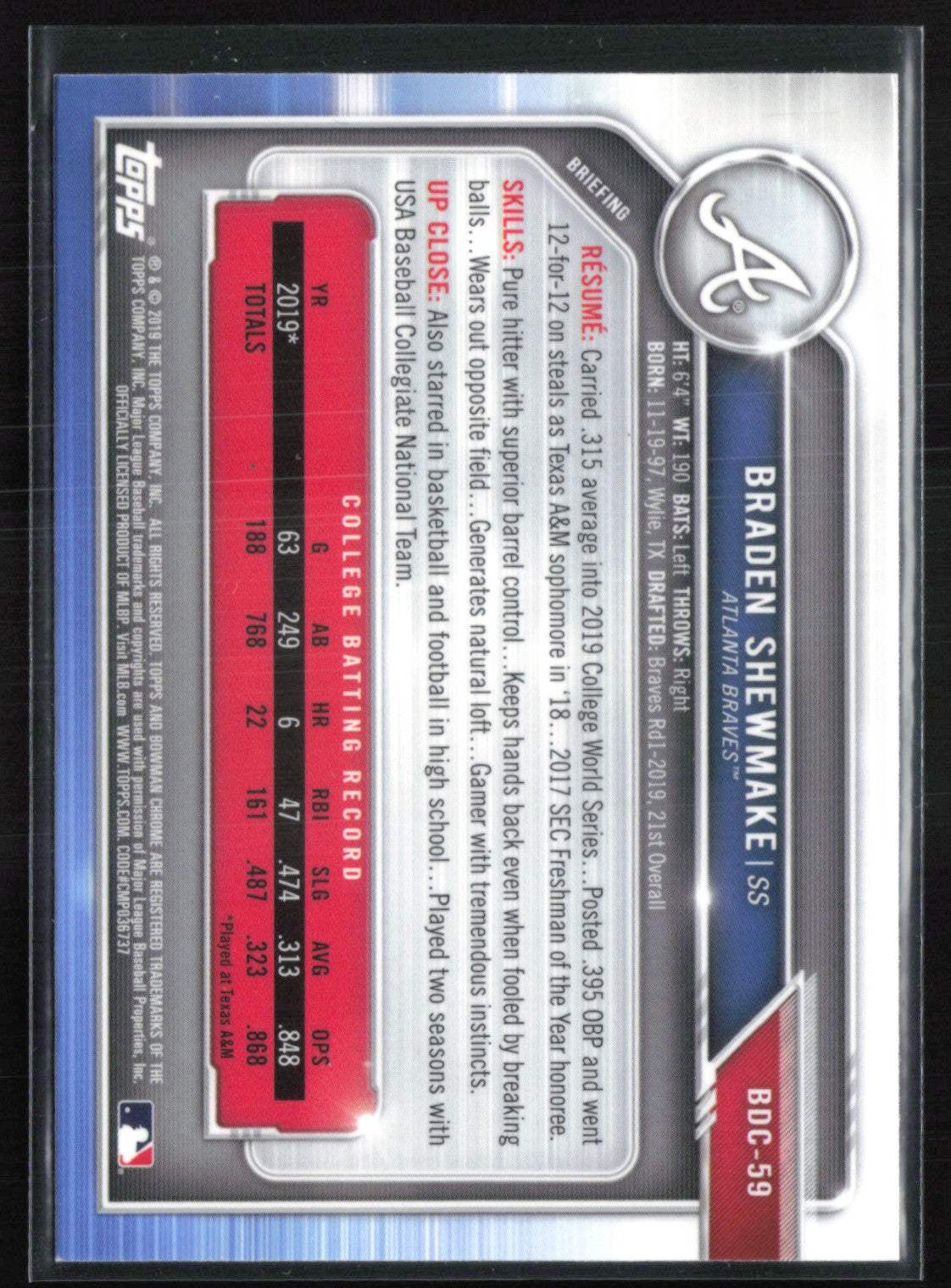 Braden Shewmake 1st Bowman