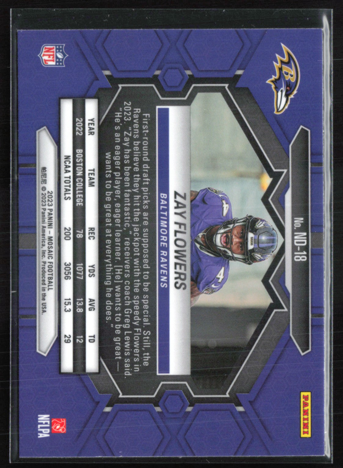 Zay Flowers RC Debut
