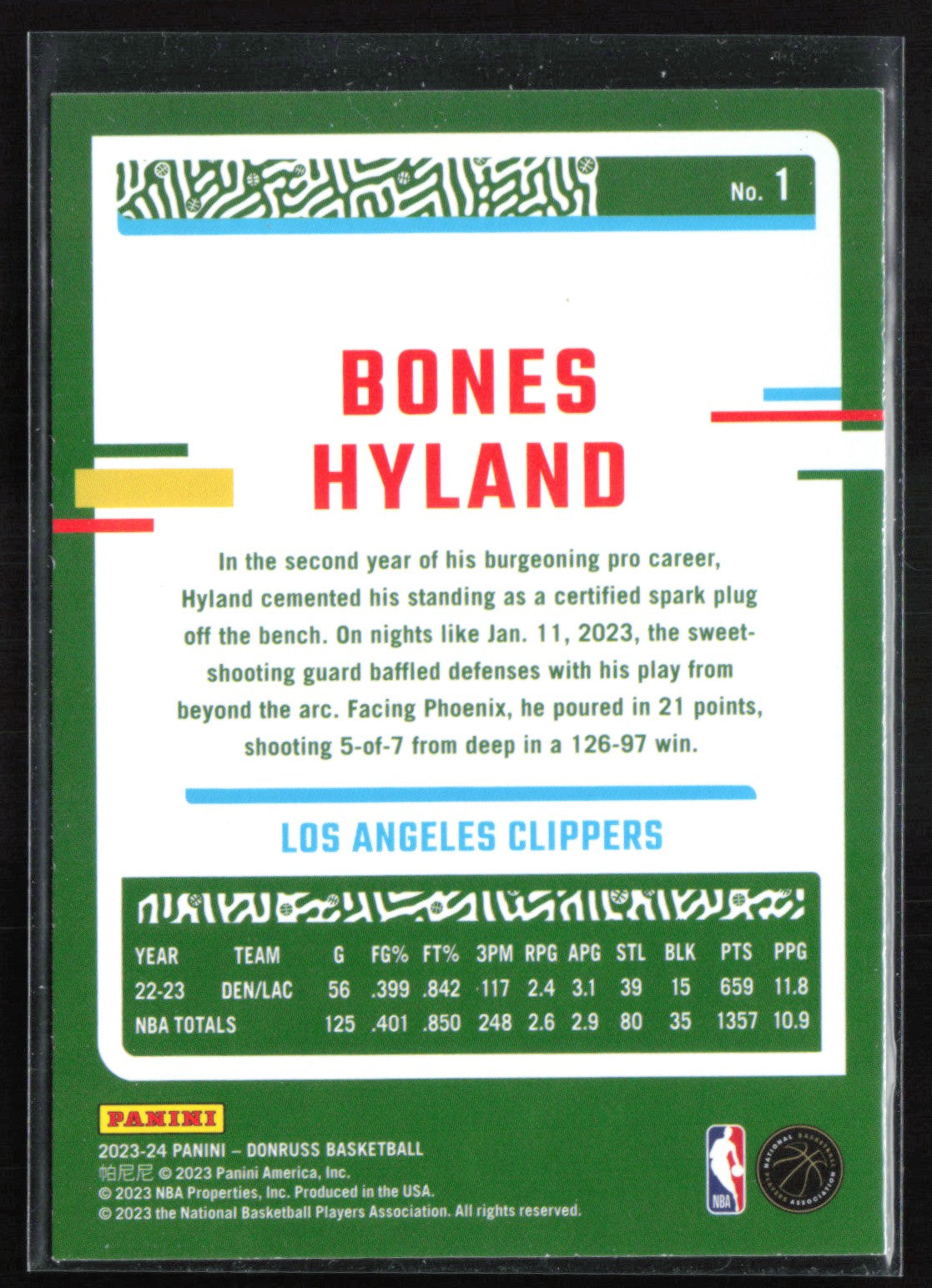 Bones Hyland Green Laser