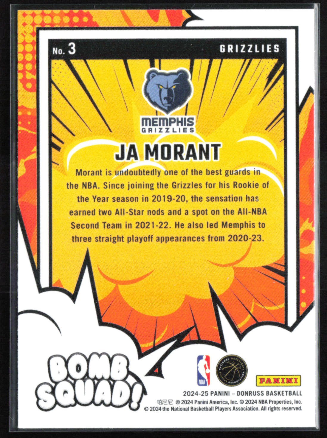 Ja Morant Bomb Squad!
