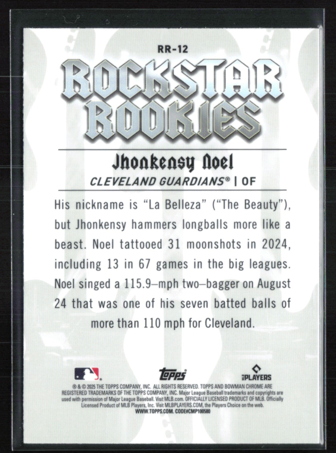 Jhonkensy Noel RC Rockstar Rookies