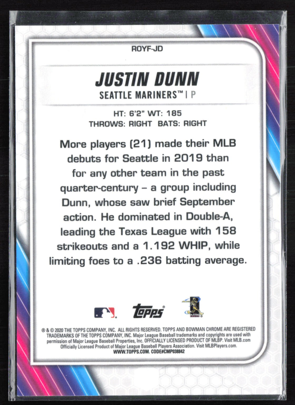 Justin Dunn Mojo RC /199
