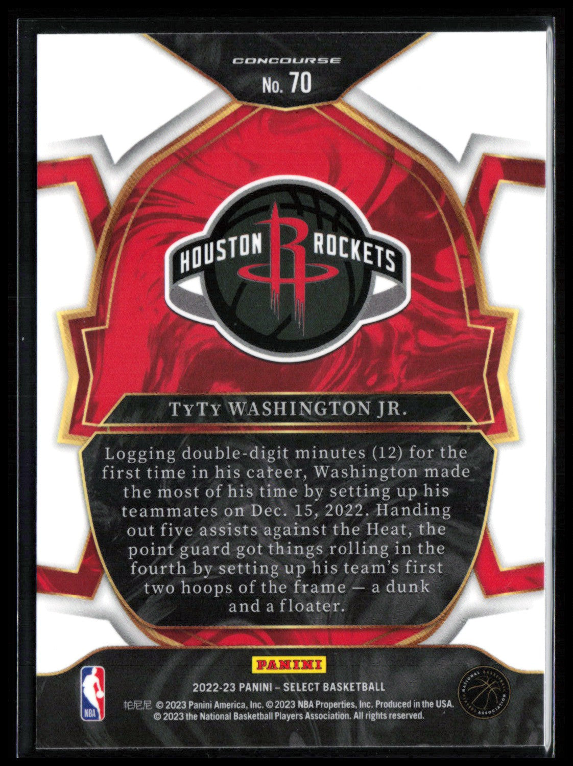 TyTy Washington Jr. RC