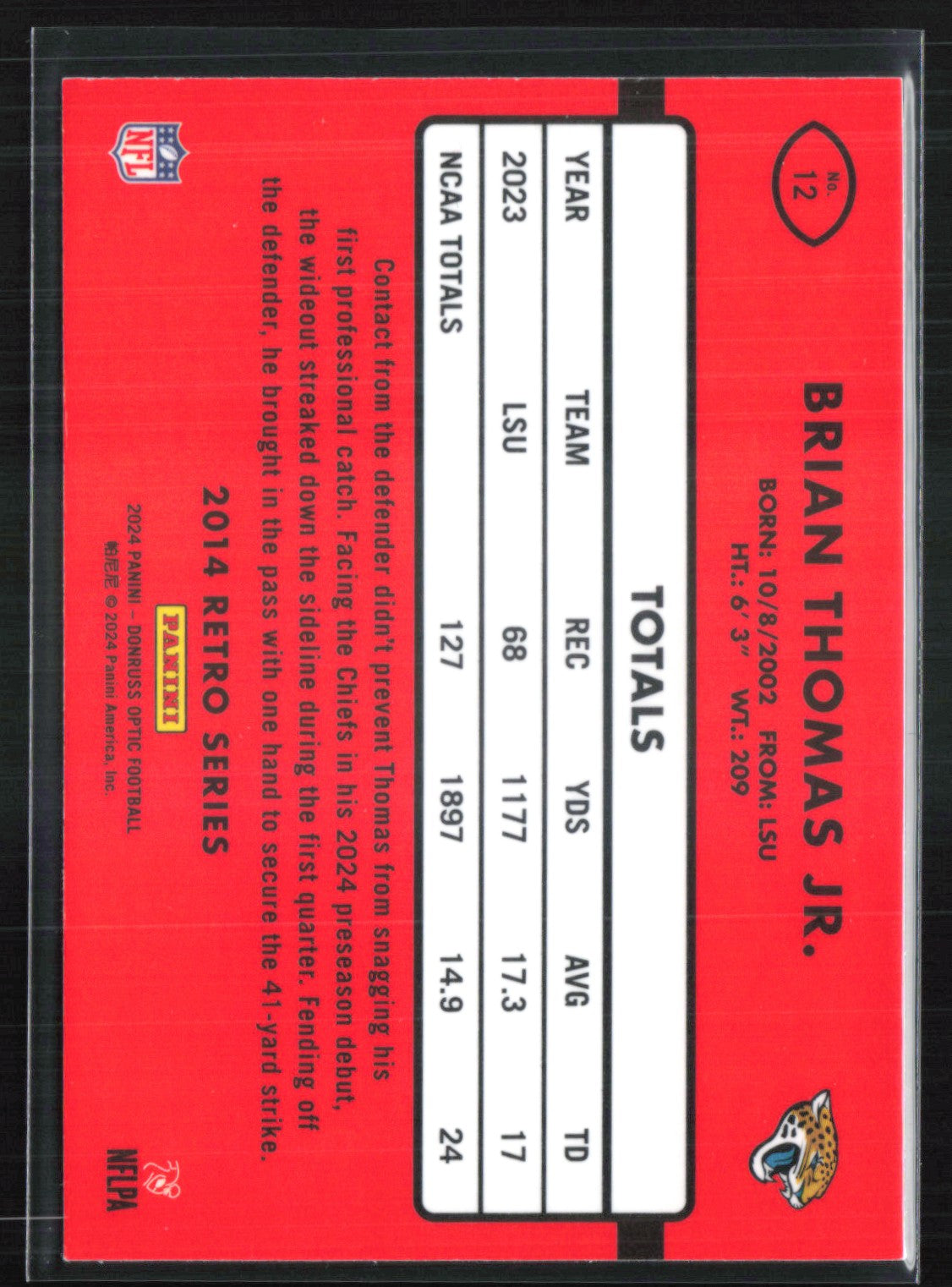 Brian Thomas Jr. RC