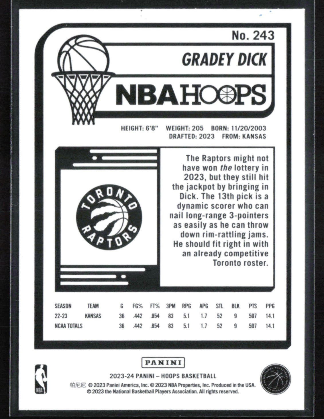 Gradey Dick RC