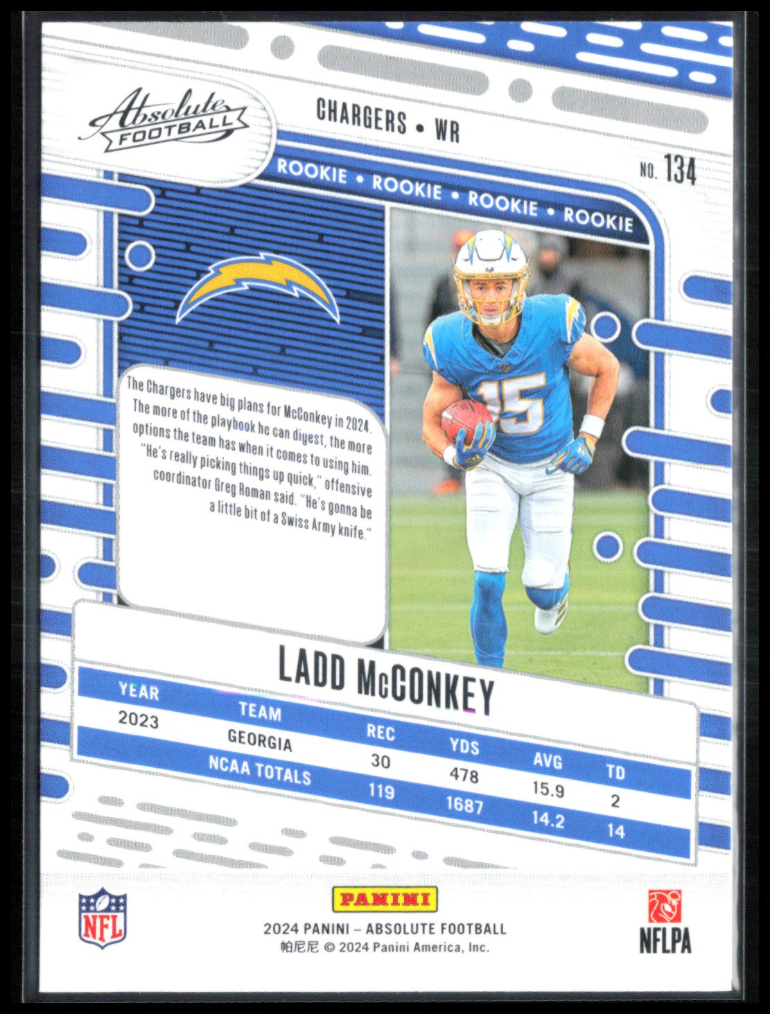 Ladd McConkey RC