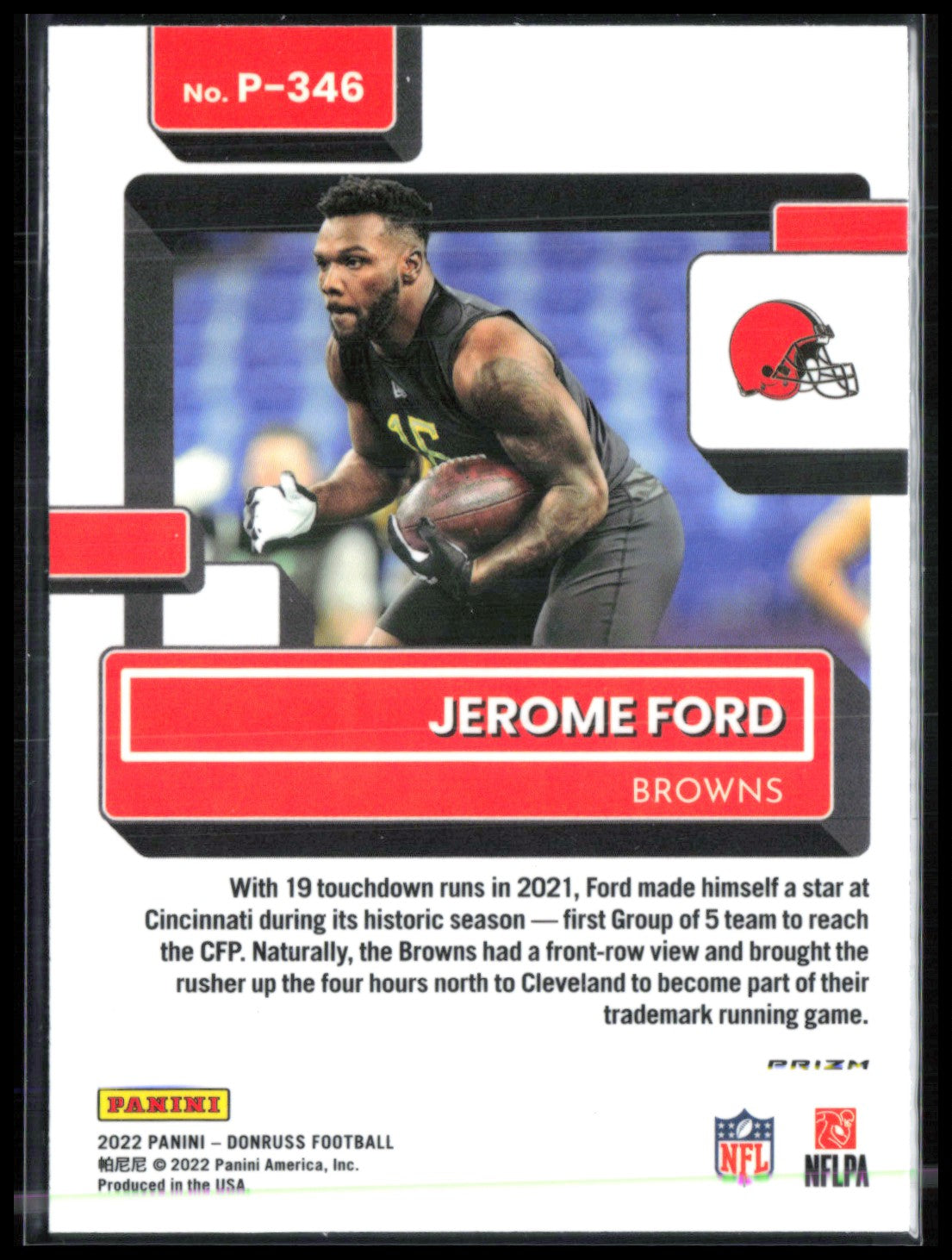 Jerome Ford RC Red Green