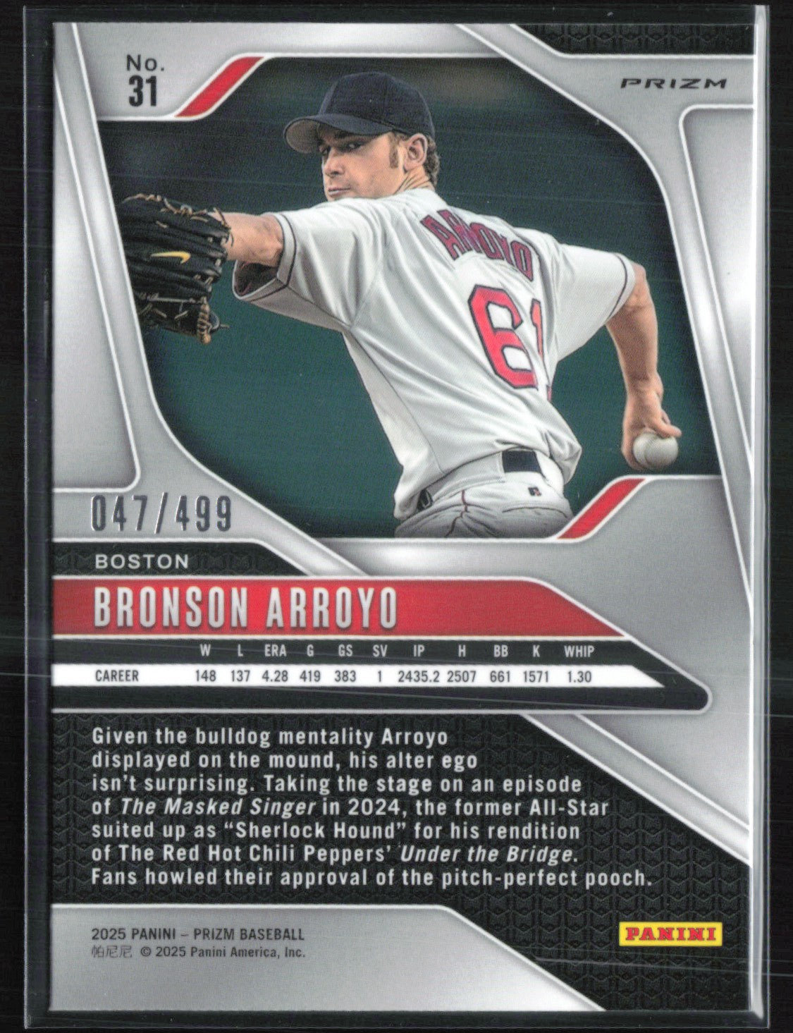 Bronson Arroyo Silver Pulsar /499