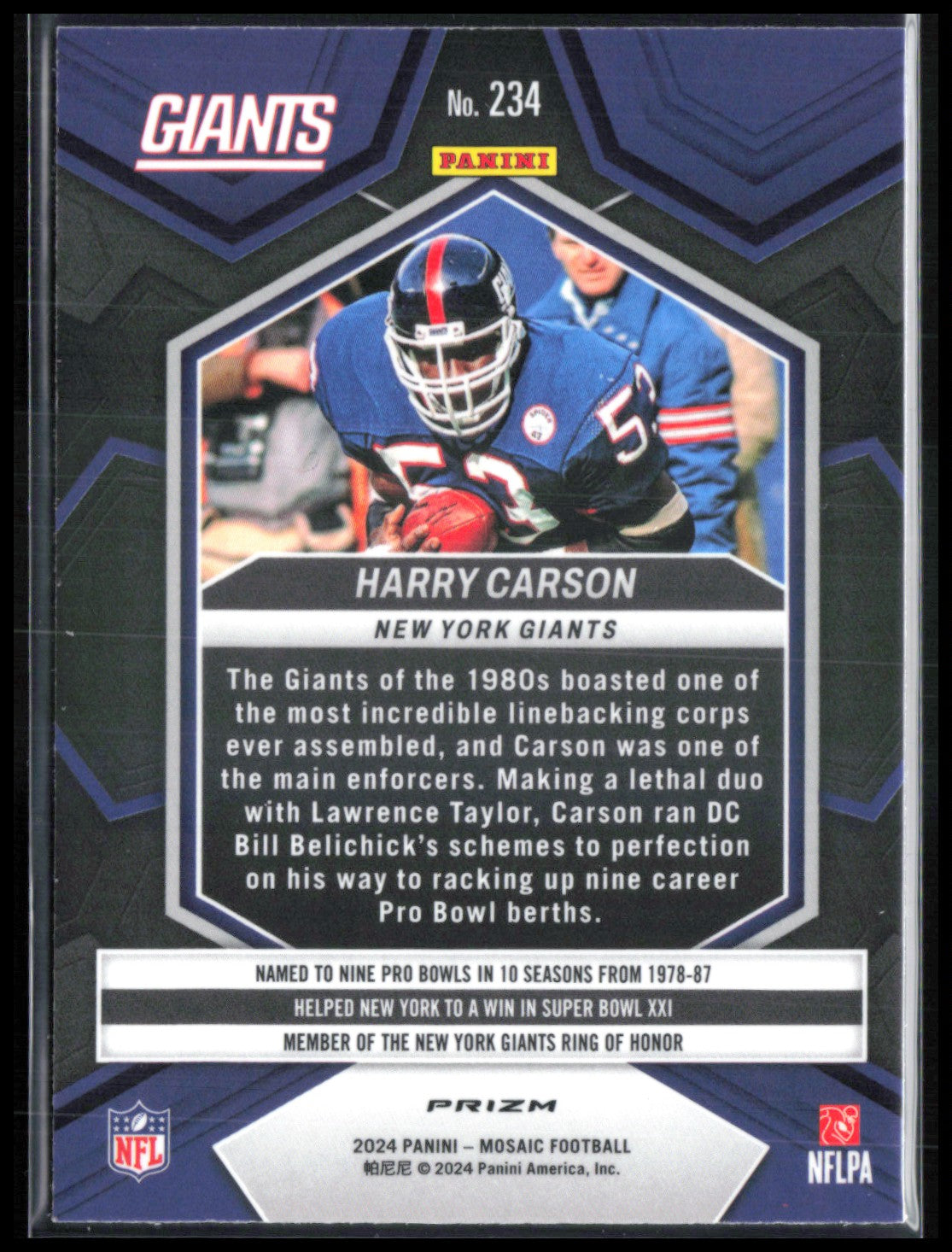 Harry Carson Pink Camo