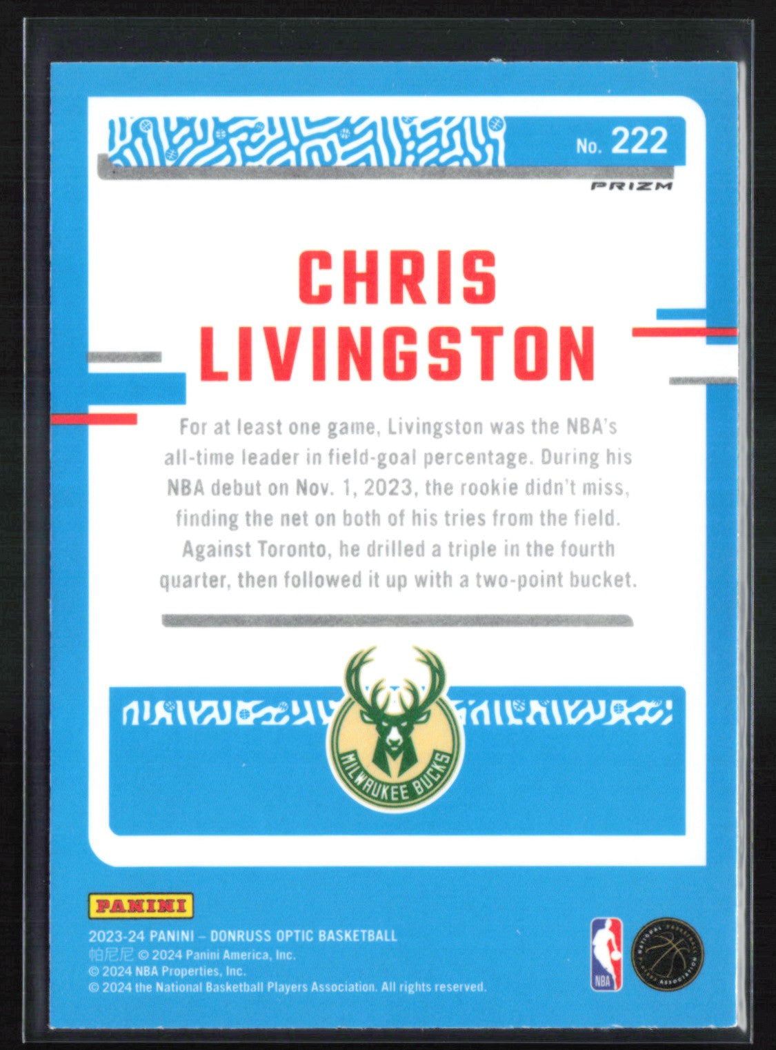 Chris Livingston RC Holo