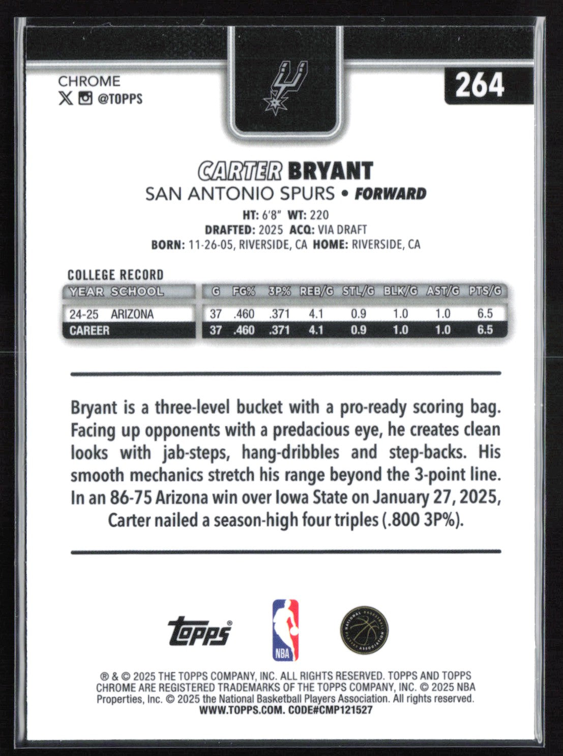 Carter Bryant RC
