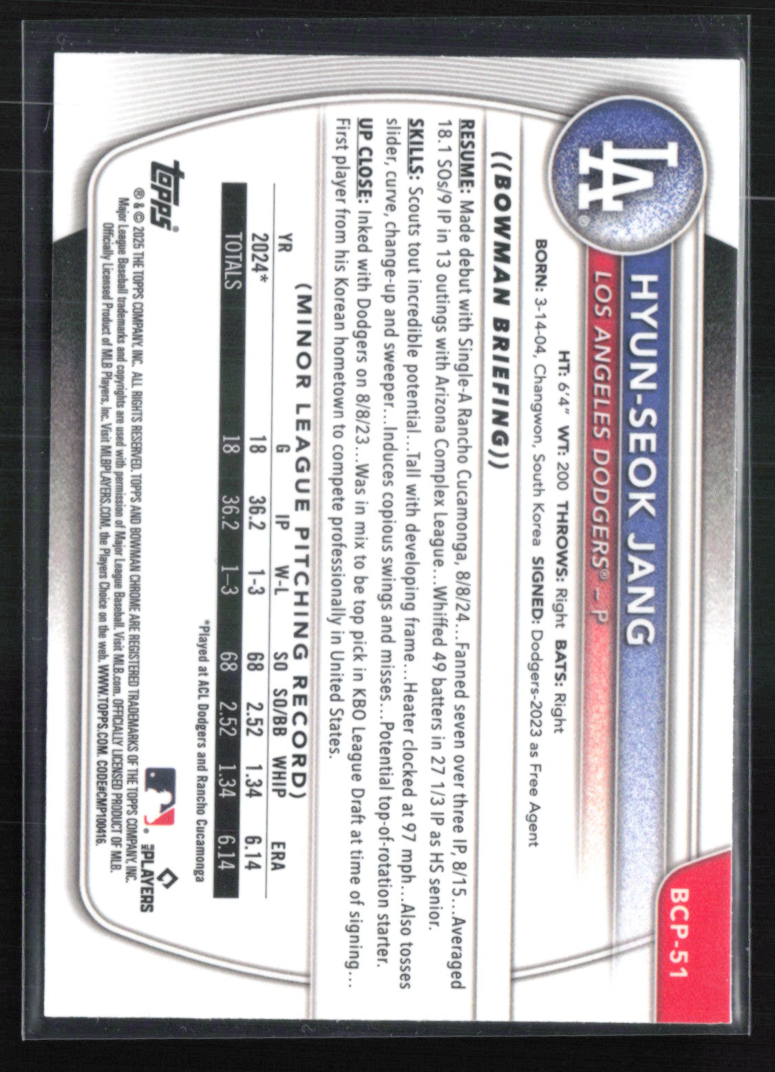 Hyun-Seok Jang 1st Bowman