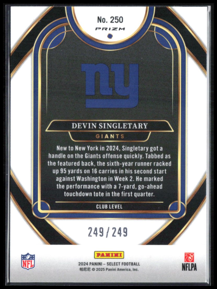 Devin Singletary Red Shock /249