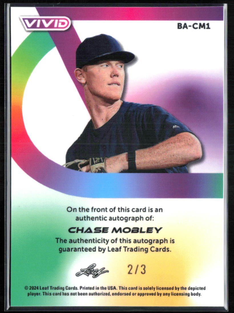 Chase Mobley RC Auto /3 Leaf Vivid