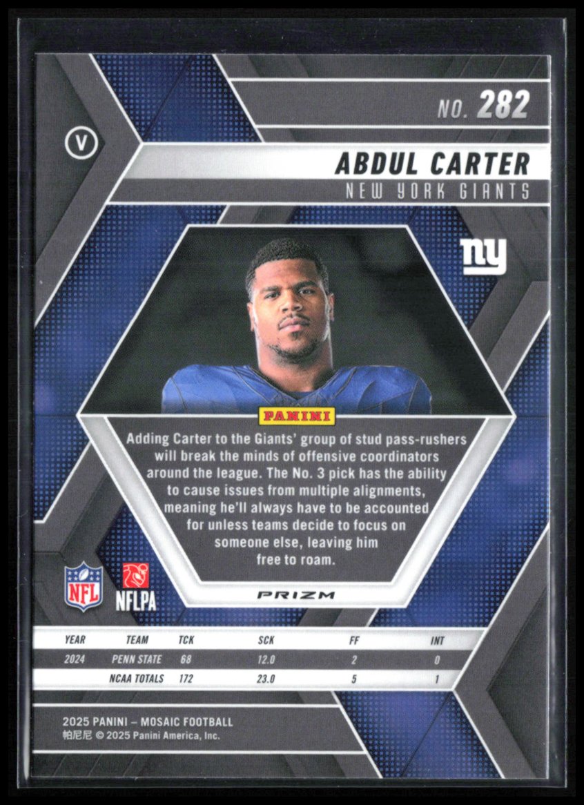 Abdul Carter RC Green Mosaic