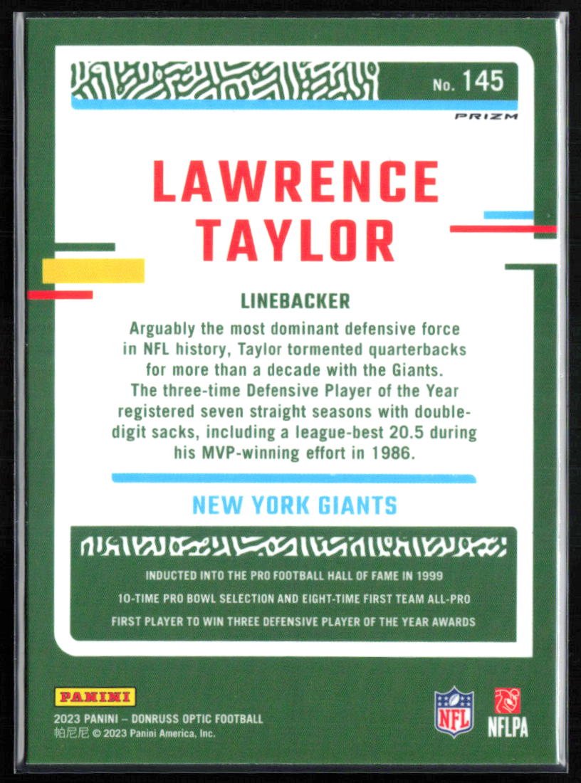 Lawrence Taylor Holo