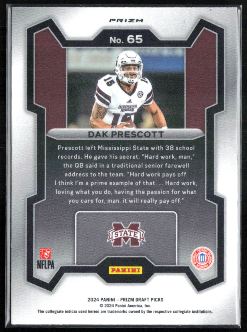 Dak Prescott Silver Prizm