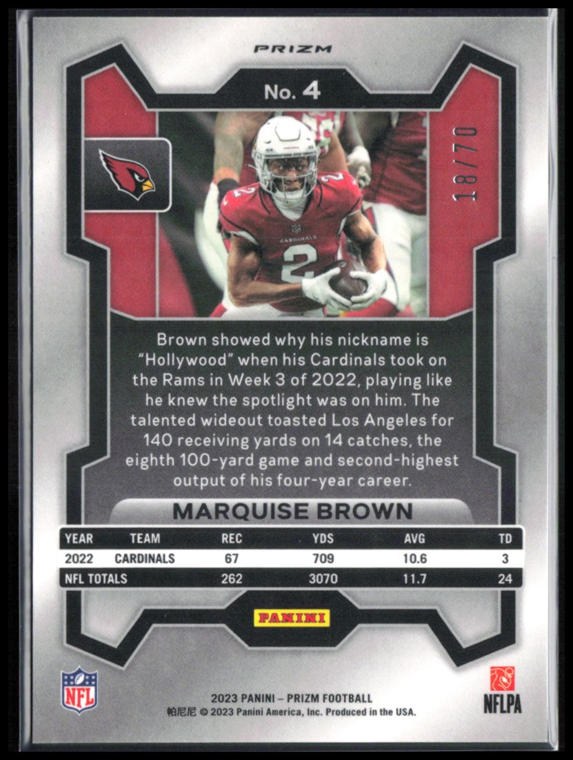 Marquise Brown Red Disco /70