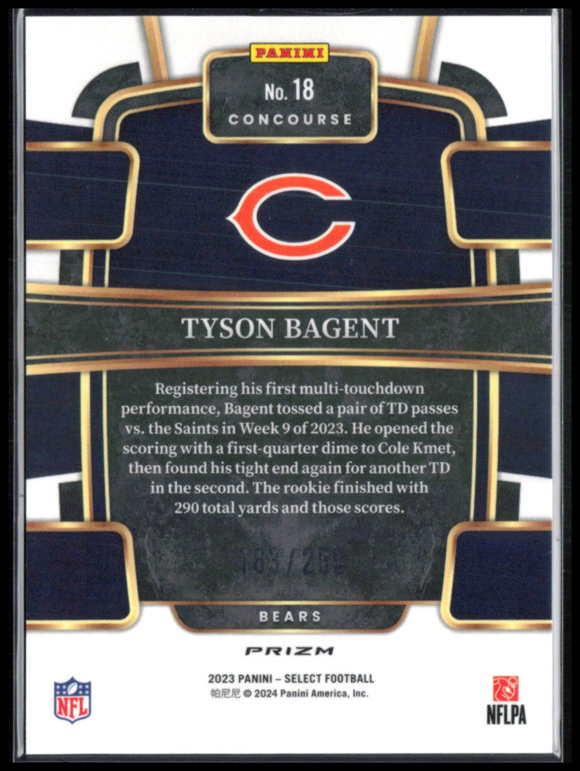 Tyson Bagent RC RWB Wave /299 2023 Select