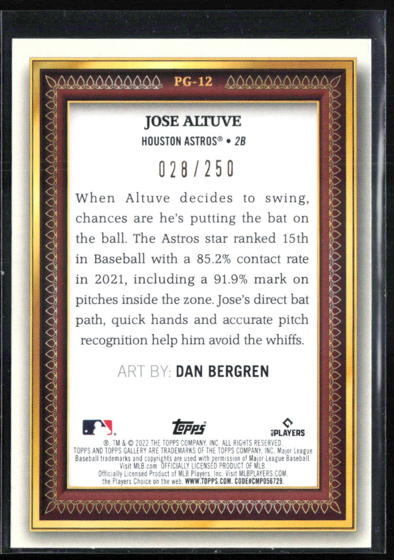 Jose Altuve Green /250