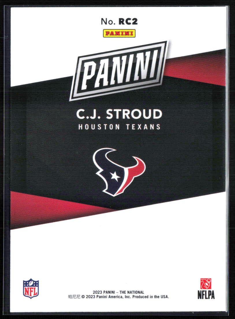 C.J. Stroud RC /499 2023 Panini The National