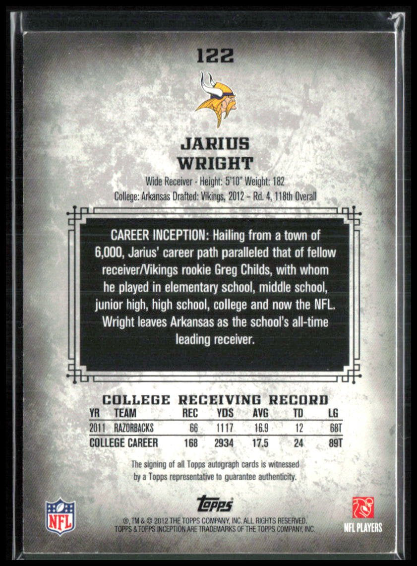 Jarius Wright Auto
