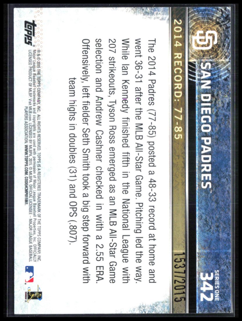 San Diego Padres /2015