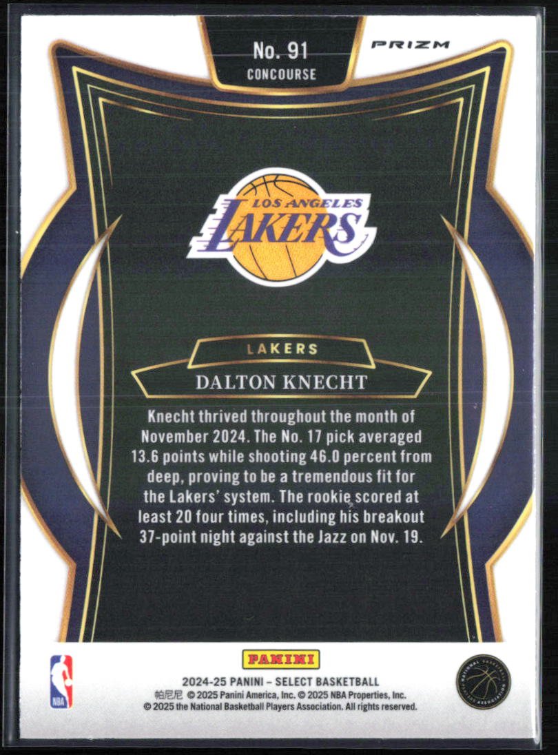 Dalton Knecht RC Tri-Color Prizm