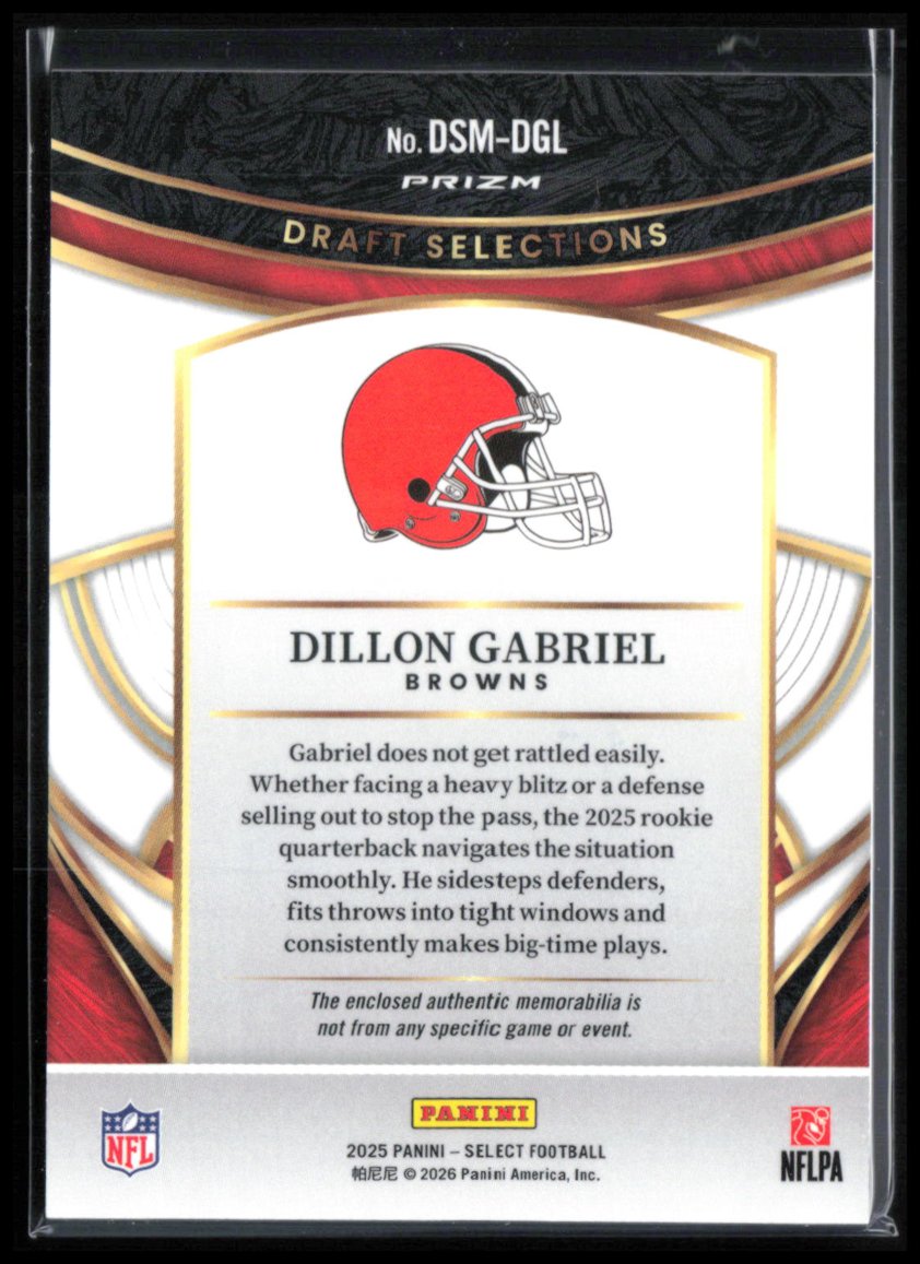 Dillon Gabriel RC Red Mem