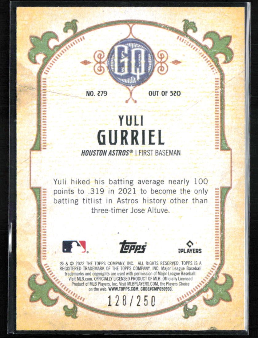 Yuli Gurriel Blue /250