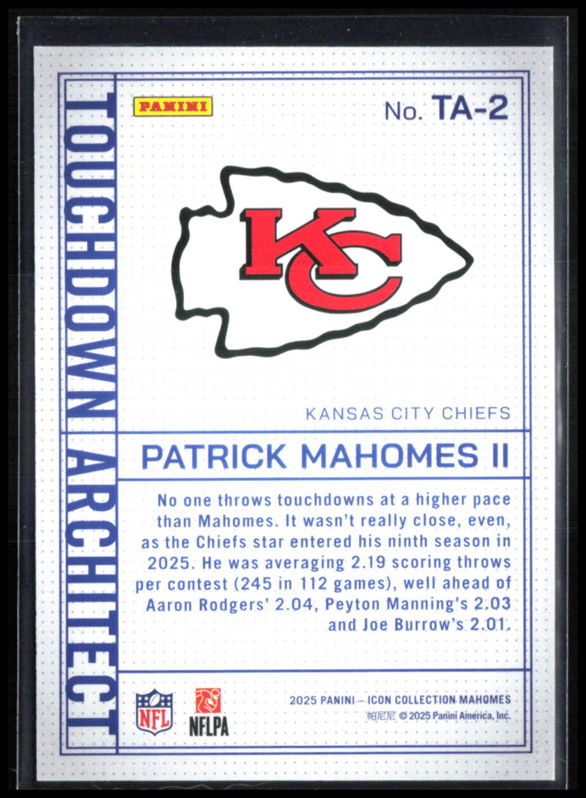 Patrick Mahomes II Touchdown Architect