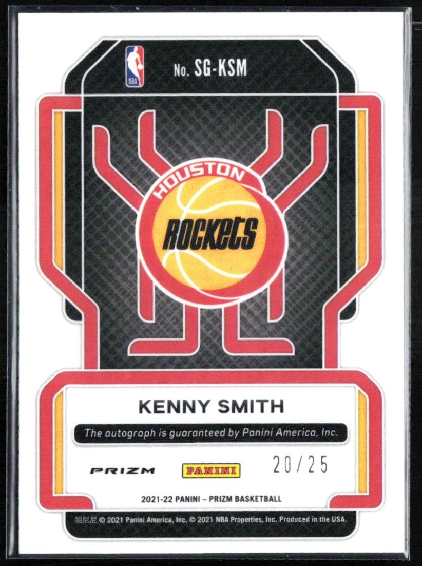 Kenny Smith Auto Mojo /25 2021-22 Prizm