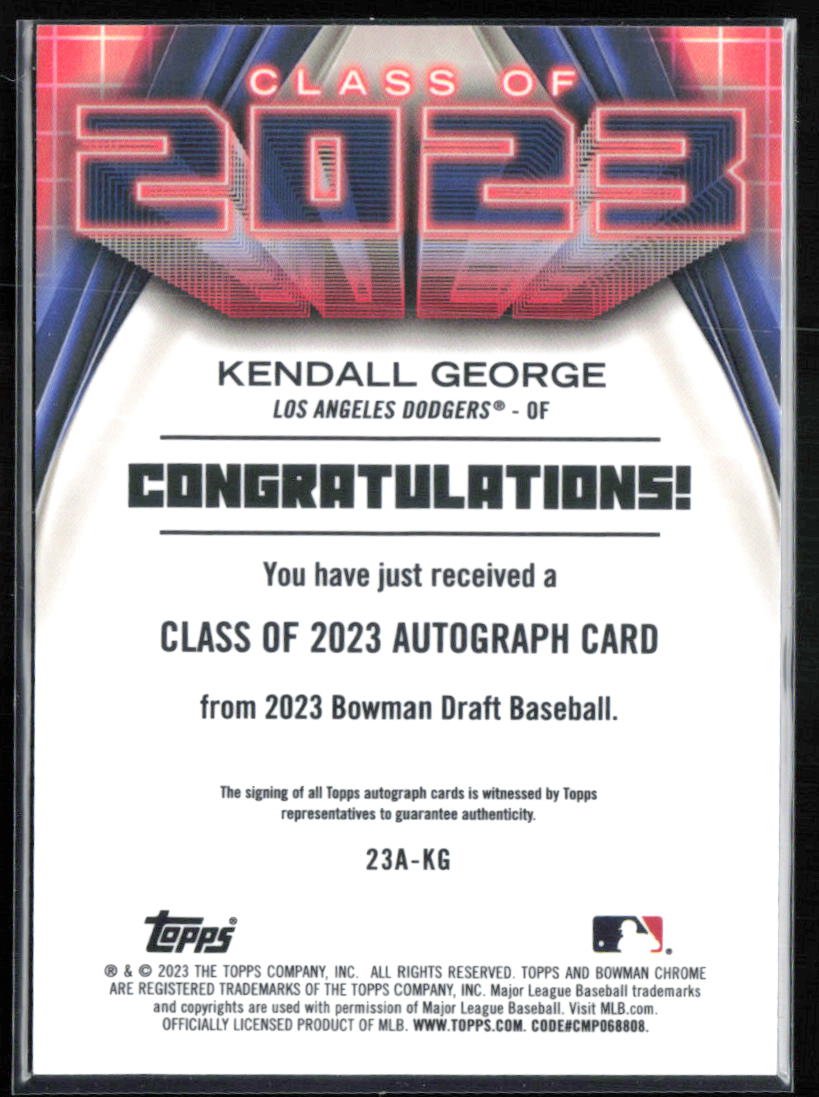 Kendall George Auto Class of 2023