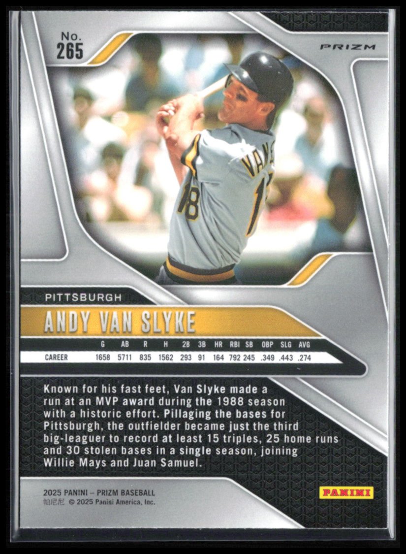 Andy Van Slyke Blue Ice